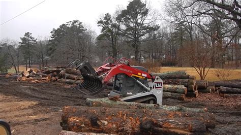 skid steer moving logs|how to move logs.